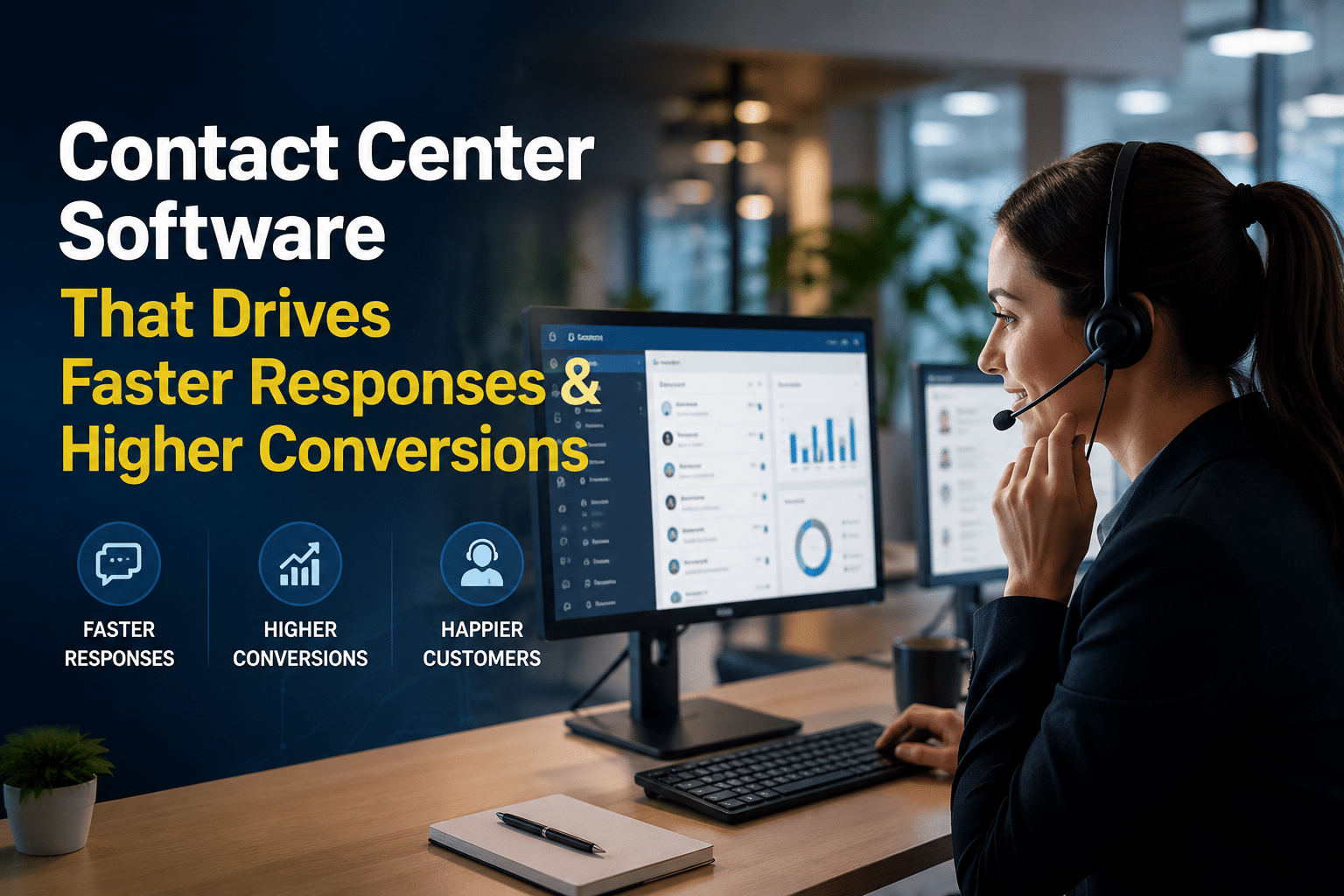 Contact Center Software That Drives Faster Responses & Higher Conversions